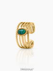 Maro 18K Gold Plated Ring Gold