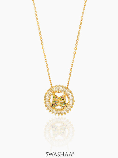 Marquise Butterfly 18K Gold Plated Necklace Gold