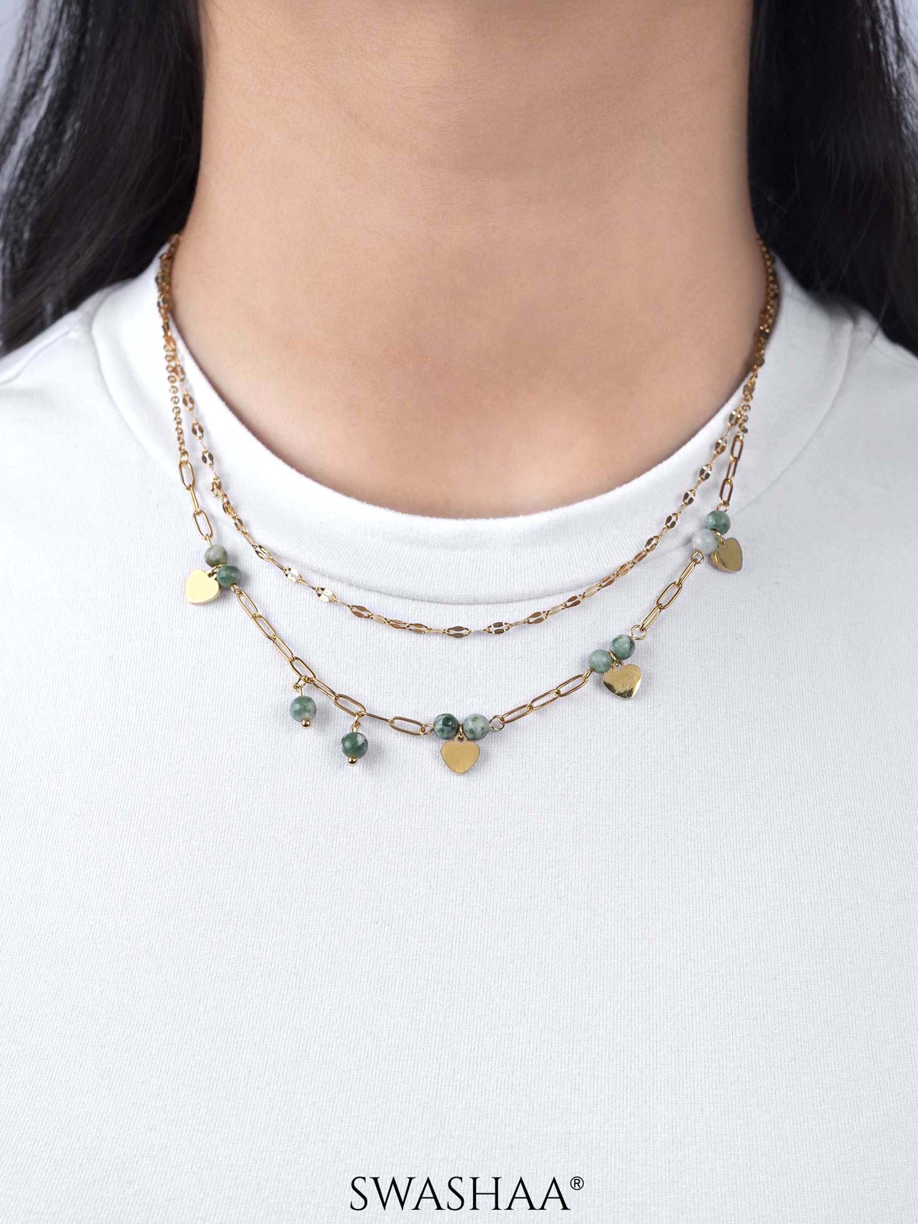 Marsha Beads 18K Gold Plated Necklace