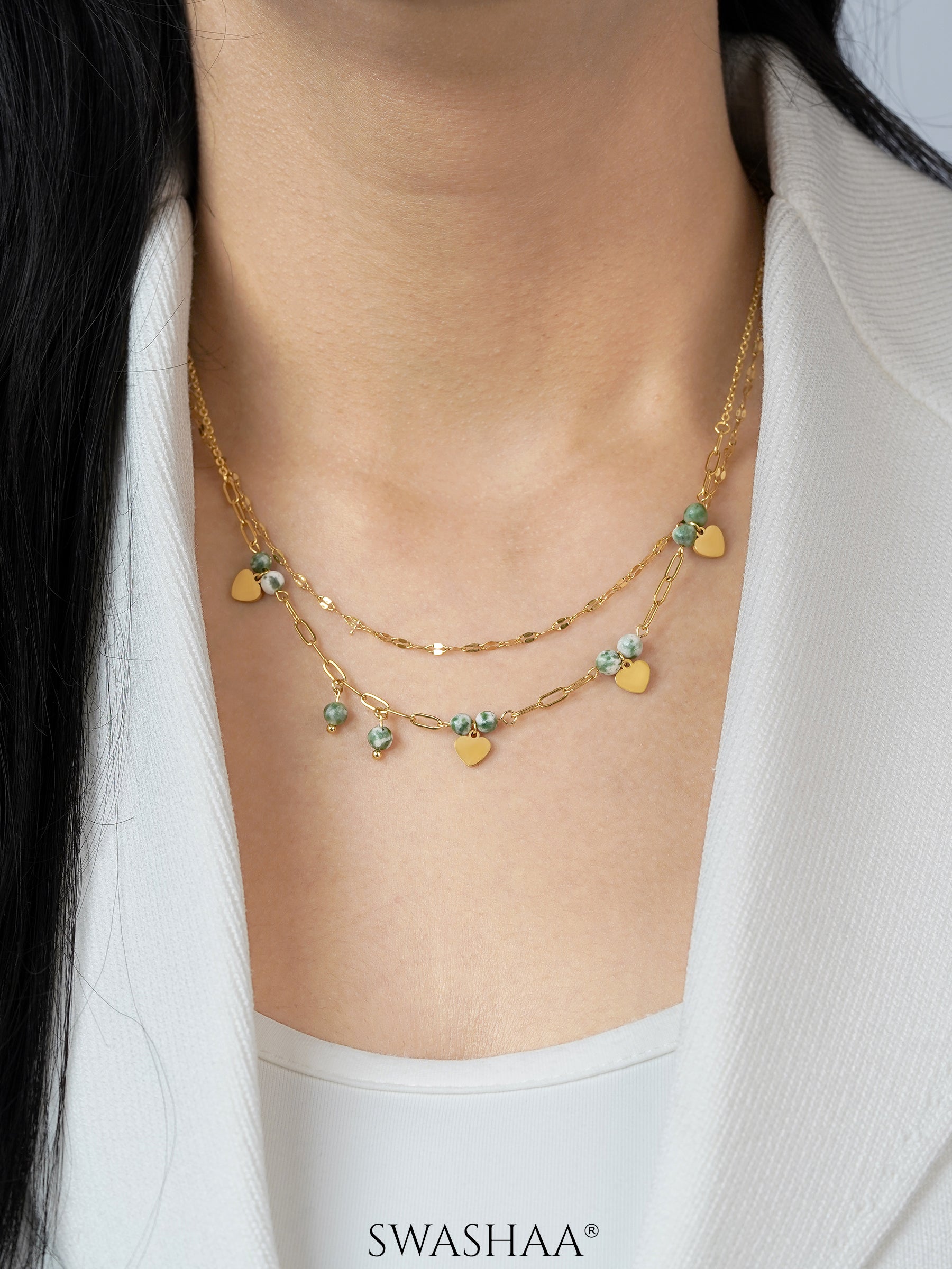 Marsha Beads 18K Gold Plated Necklace