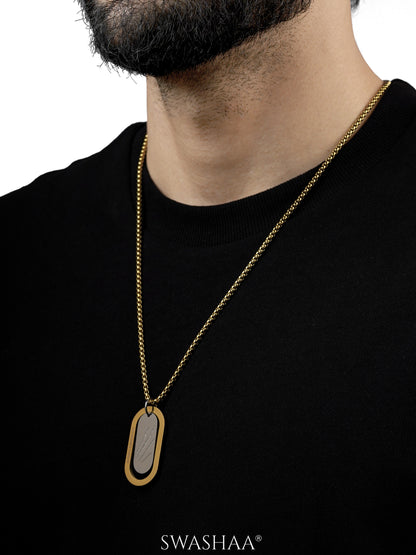 Matej 18K Gold Plated Men's Chain Pendant