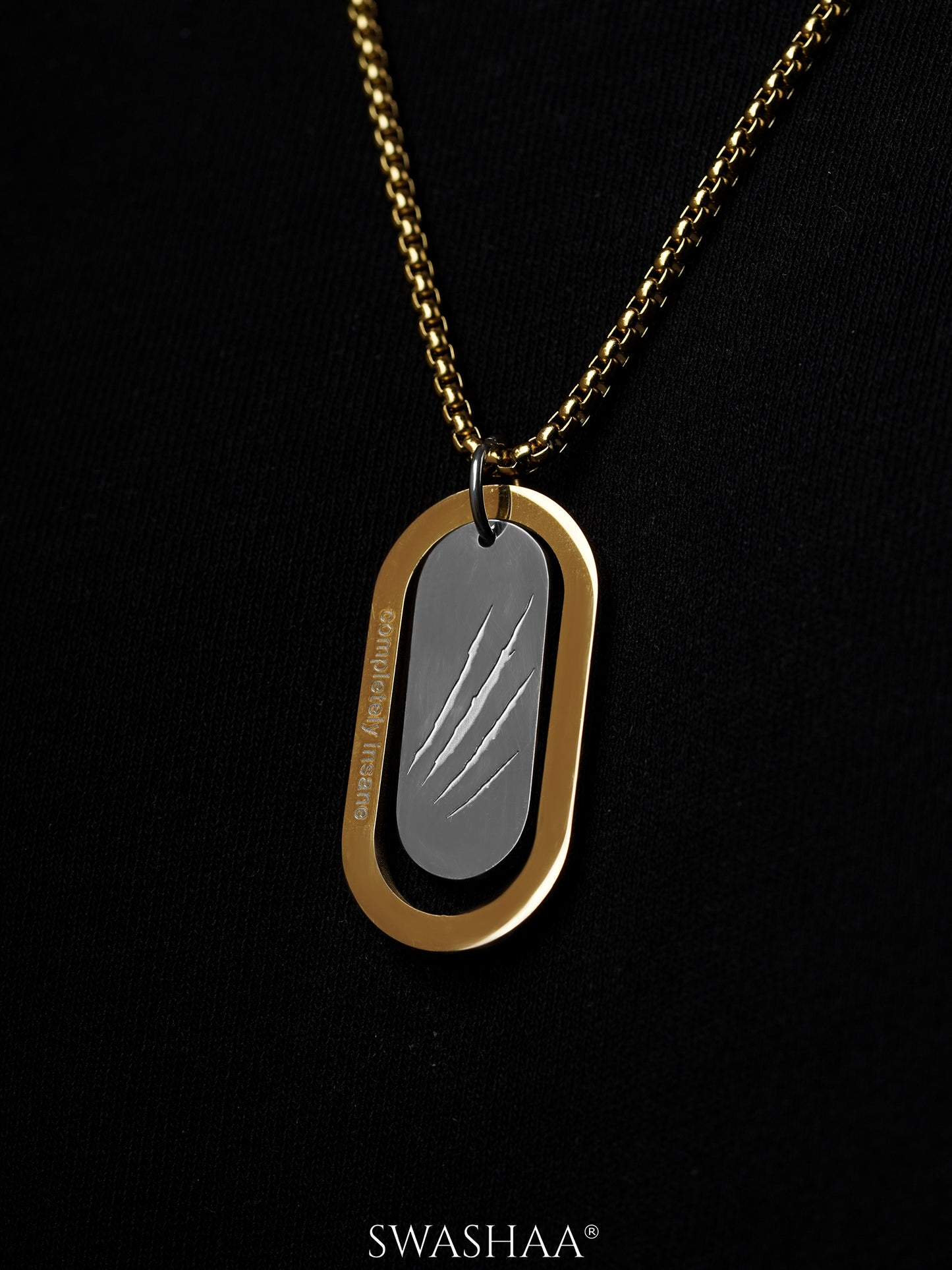 Matej 18K Gold Plated Men's Chain Pendant