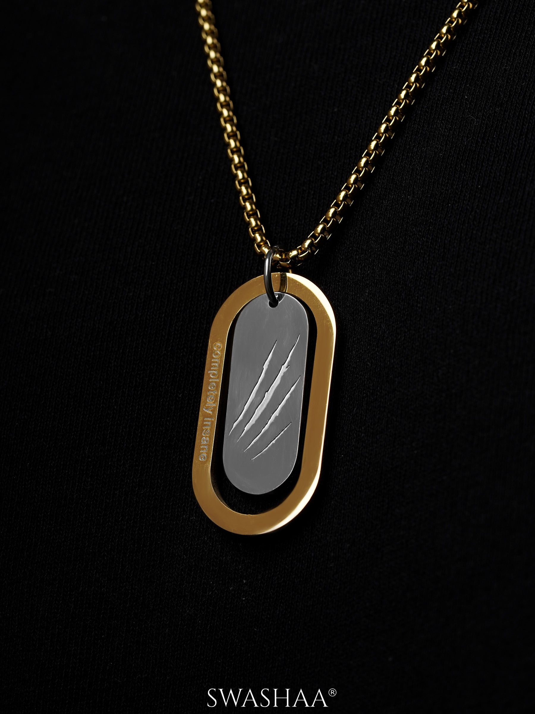 Matej 18K Gold Plated Men's Chain Pendant