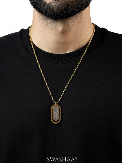Matej 18K Gold Plated Men's Chain Pendant