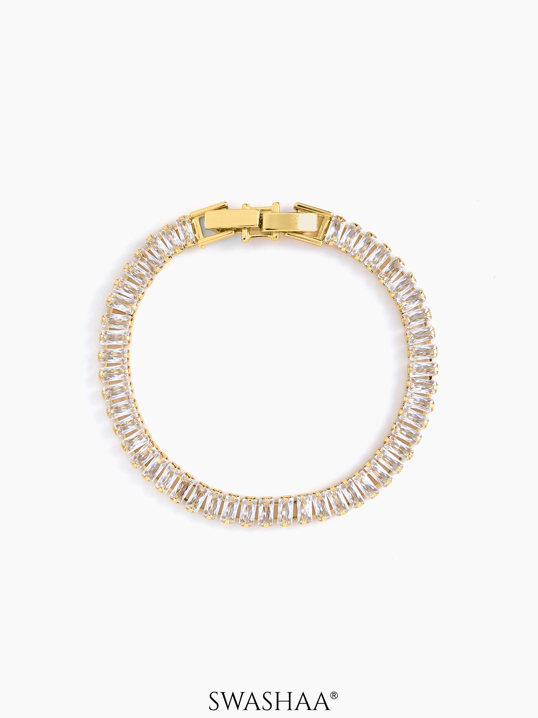 Meadow Baguette Bracelet Gold