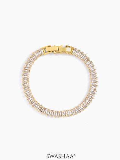 Meadow Baguette Bracelet Gold