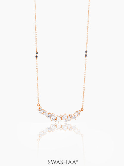 Meera Mangalsutra Rosegold Plated