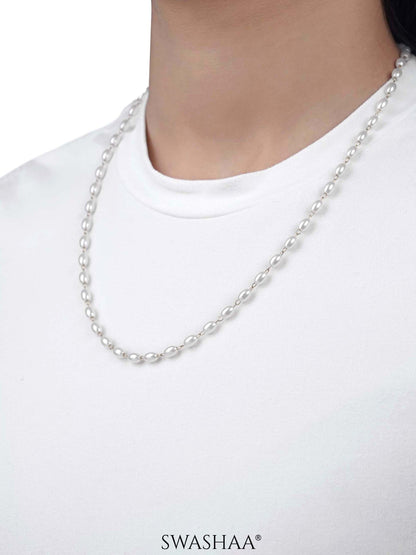 Meesha Pearl 18K Gold Plated Necklace