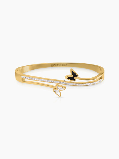Meghan Butterfly 18K Gold Plated Bracelet