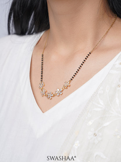 Meher Flower Diamond Mangalsutra