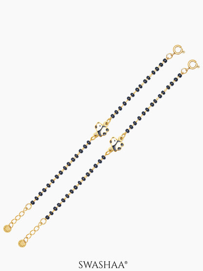 Mei Mei Panda 18K Gold Plated Kid's Nazariya Bracelet
