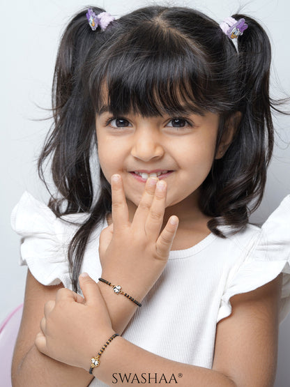 Mei Mei Panda 18K Gold Plated Kid's Nazariya Bracelet