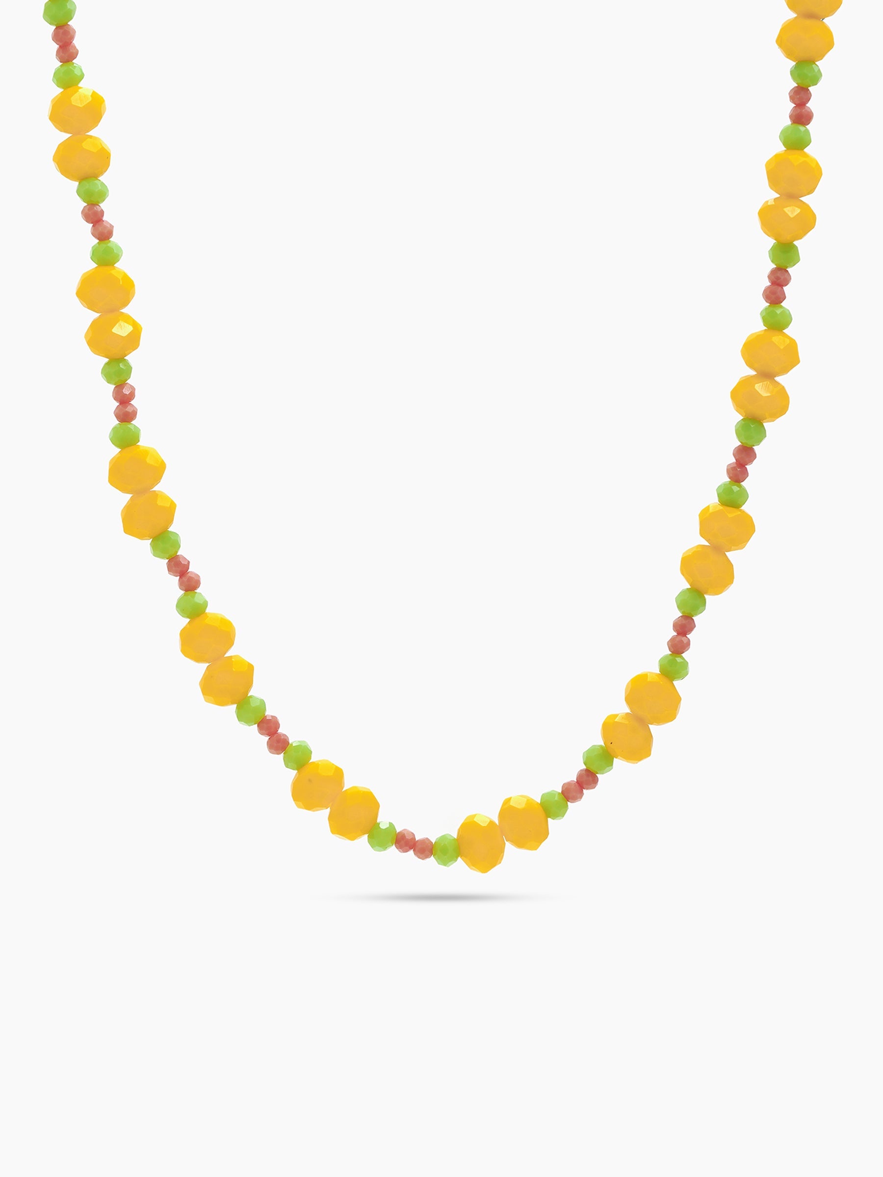 Melon Yellow Women’s Beaded Necklace