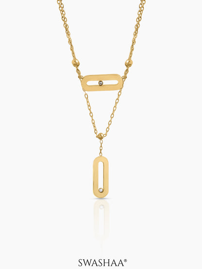 Meluri Layered 18K Gold Plated Necklace Gold