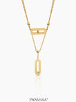 Meluri Layered 18K Gold Plated Necklace Gold
