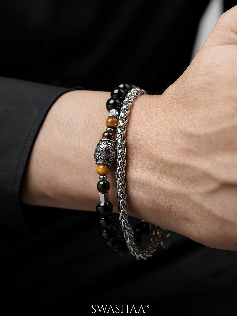 Mersin Men's Beaded Bracelet