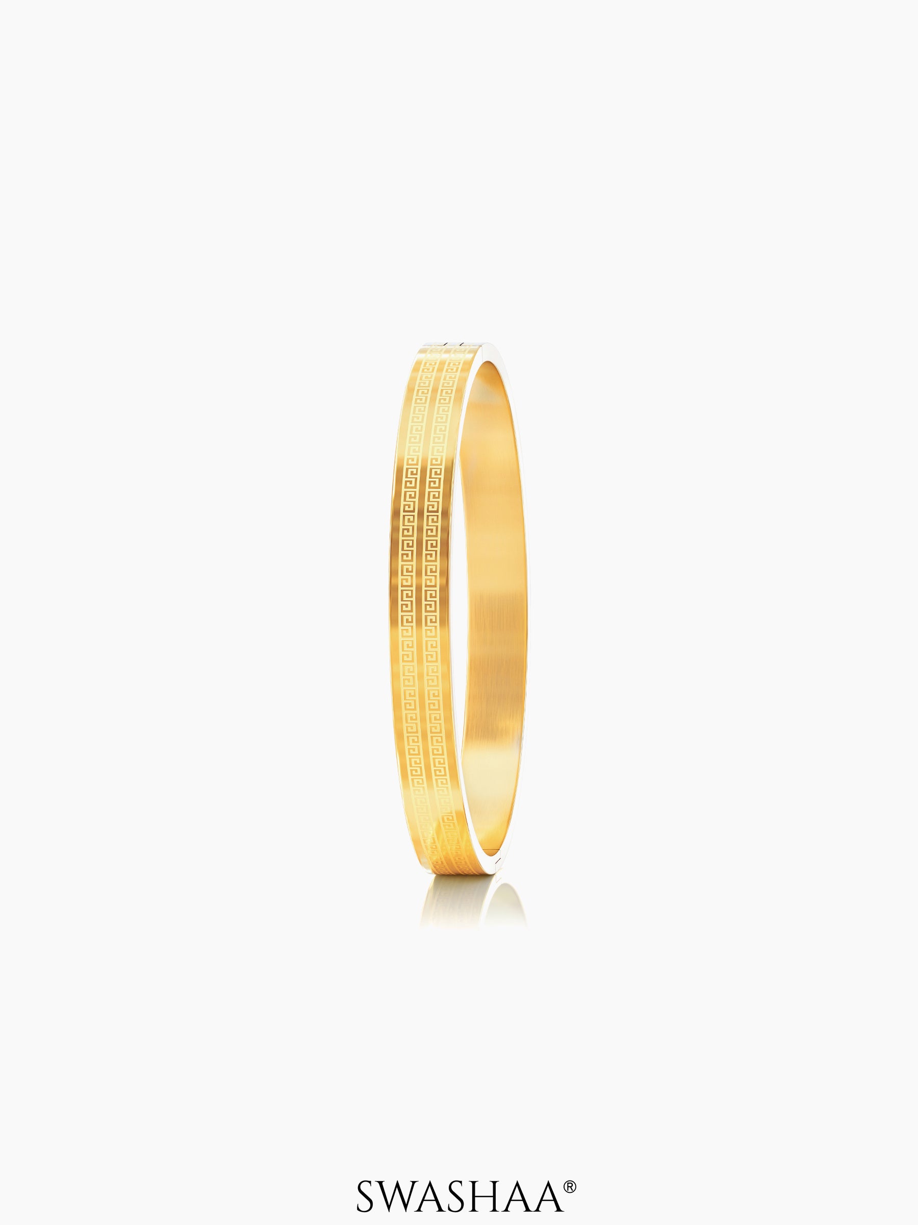 Miliano Men's Kada 18K Gold Plated
