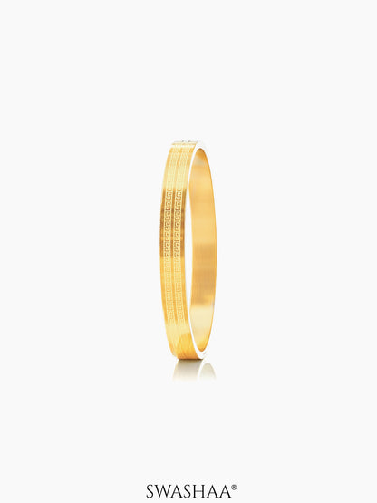 Miliano Men's Kada 18K Gold Plated