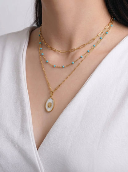 Mirava Pearl Layered Necklace