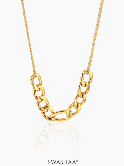 Mojave Chain 18K Gold Plated Necklace Gold