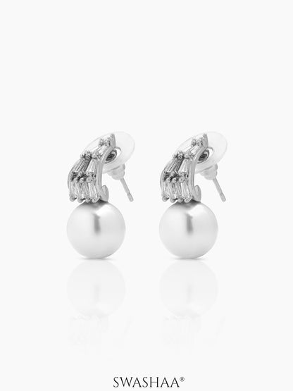 Molly Dome Pearl Earrings
