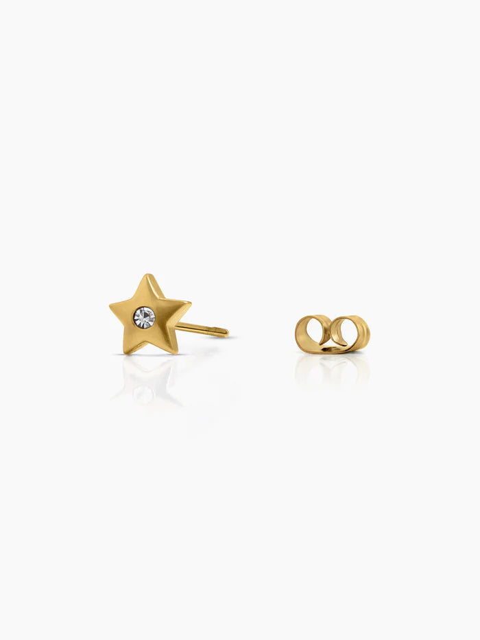 Moonstar Spark 18K Gold Plated Kid's Earrings
