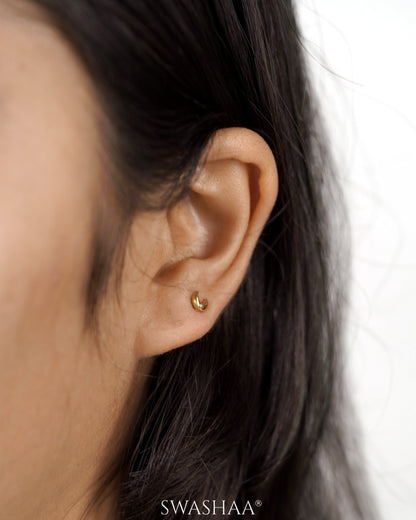 Moonstar Spark 18K Gold Plated Women's Stud Earrings