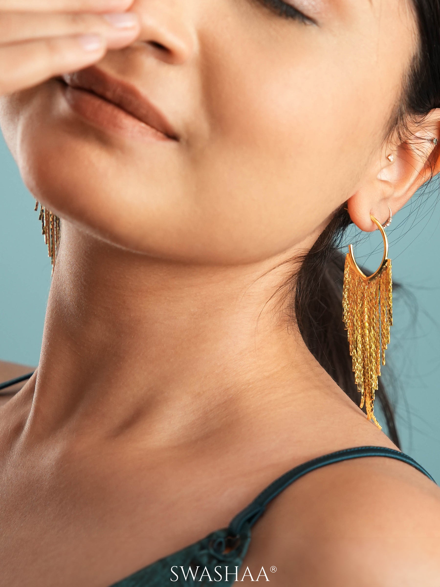 Murphy Hoops 18K Gold Plated Earrings