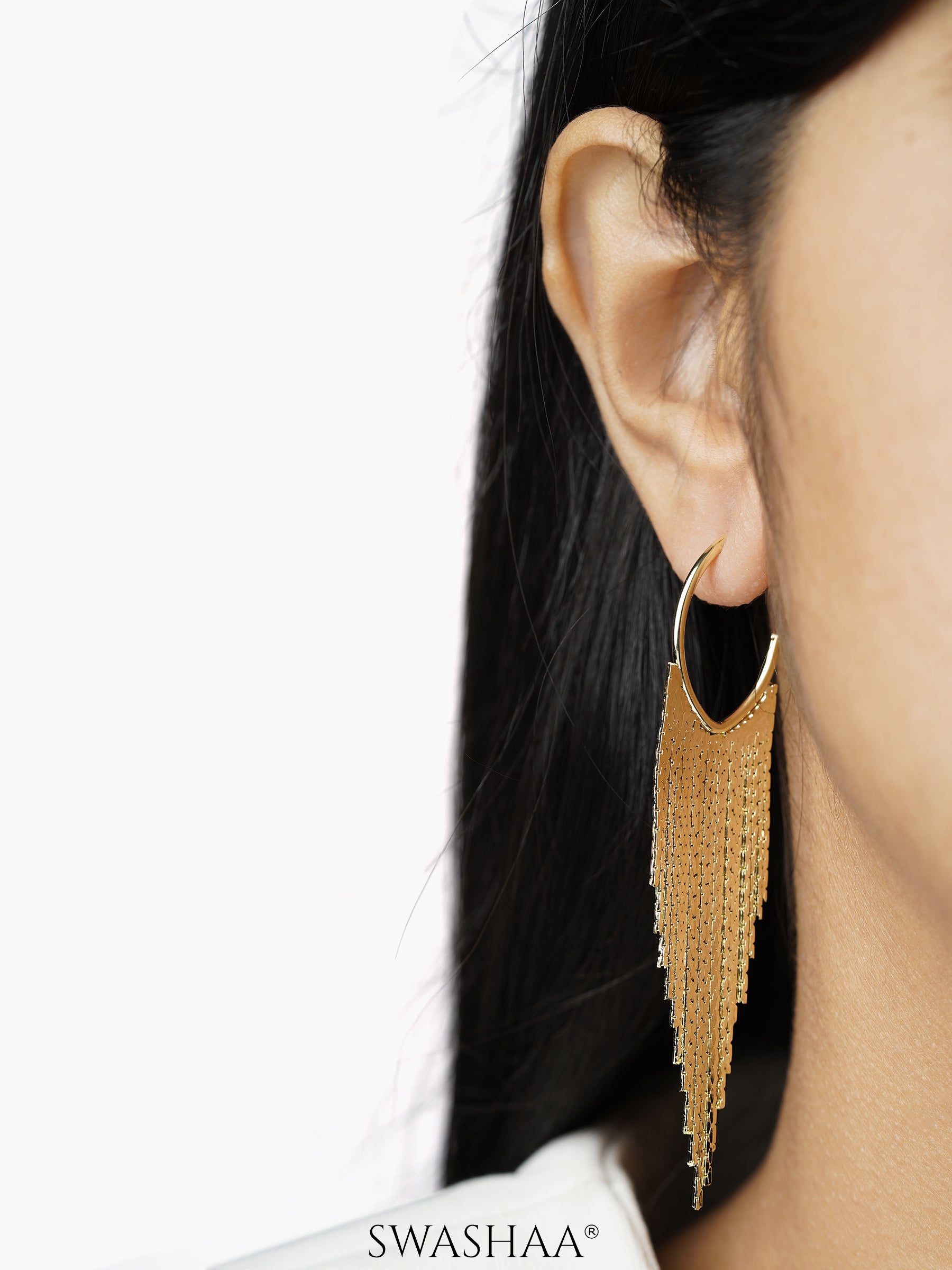 Murphy Hoops 18K Gold Plated Earrings