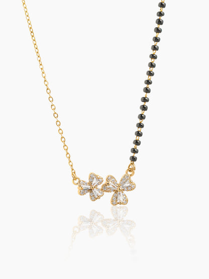 Myra Heart Flower 18K Gold Plated Mangalsutra 18K Gold-Plated