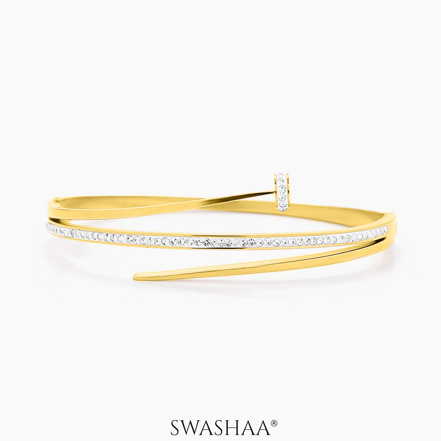 Nail Studded Bracelet 18K Gold