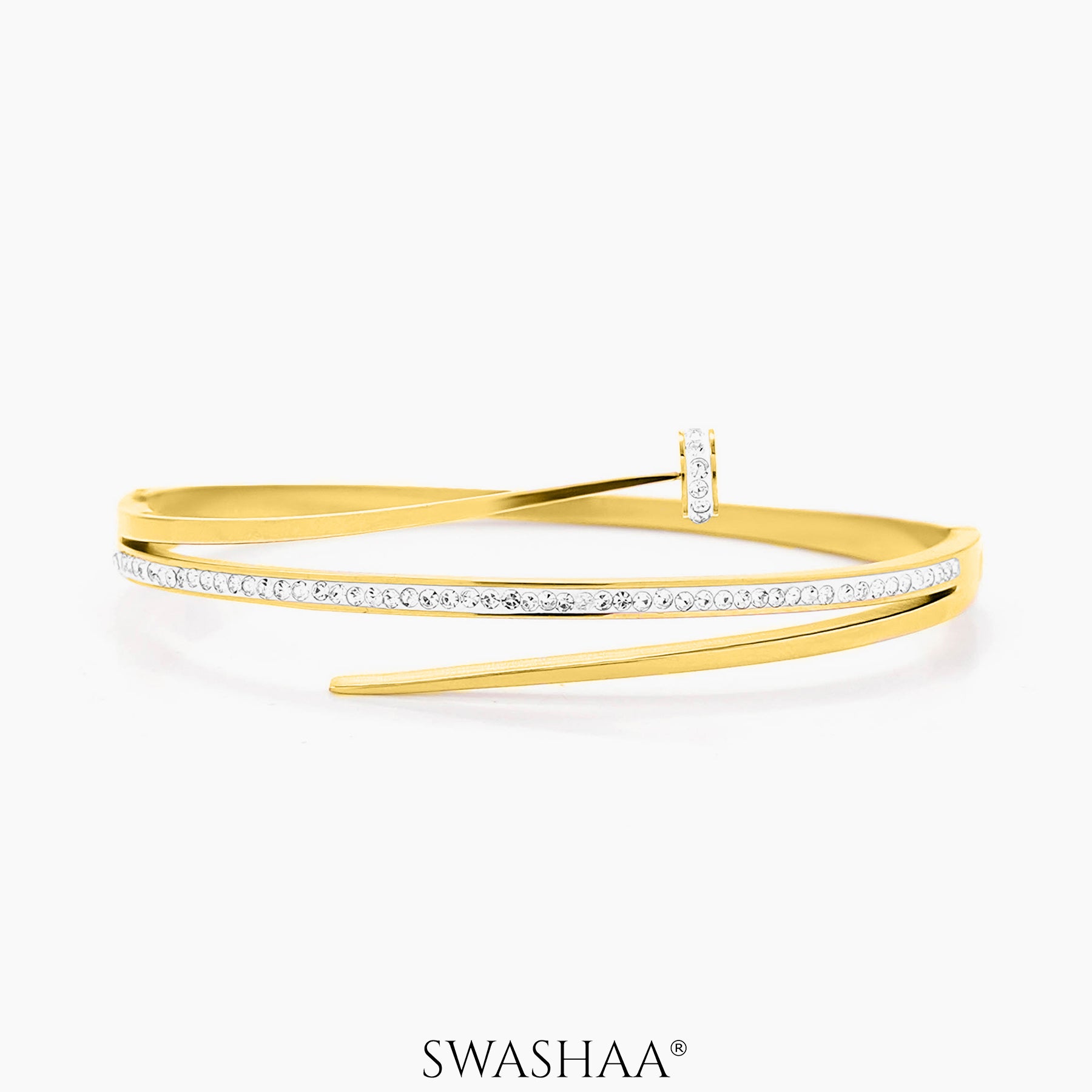 Nail Studded Bracelet 18K Gold