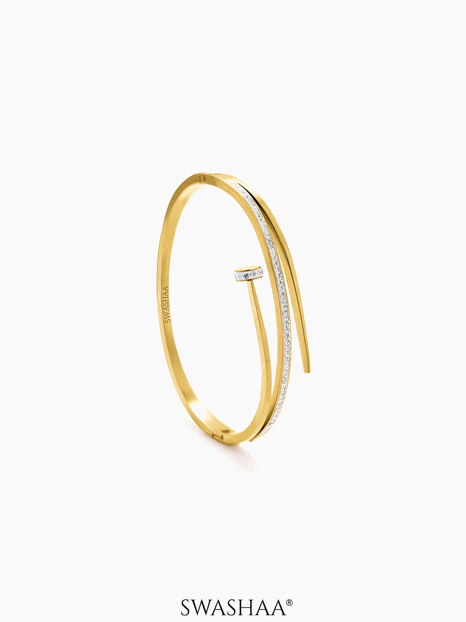 Nail Studded Bracelet 18K Gold