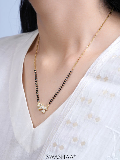 Naisha Heart Flower Mangalsutra