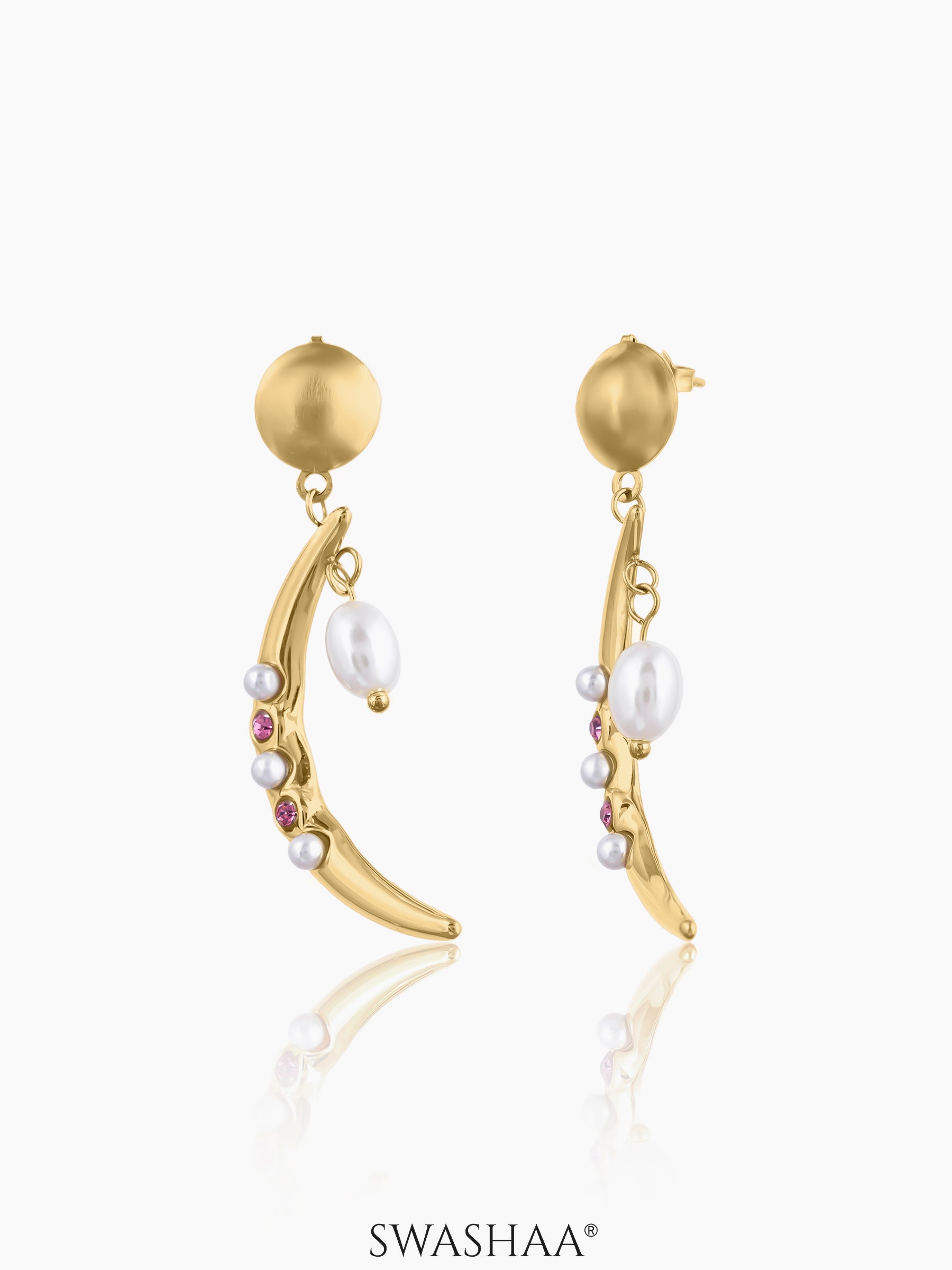 Nash 18K Gold Plated Earrings Gold