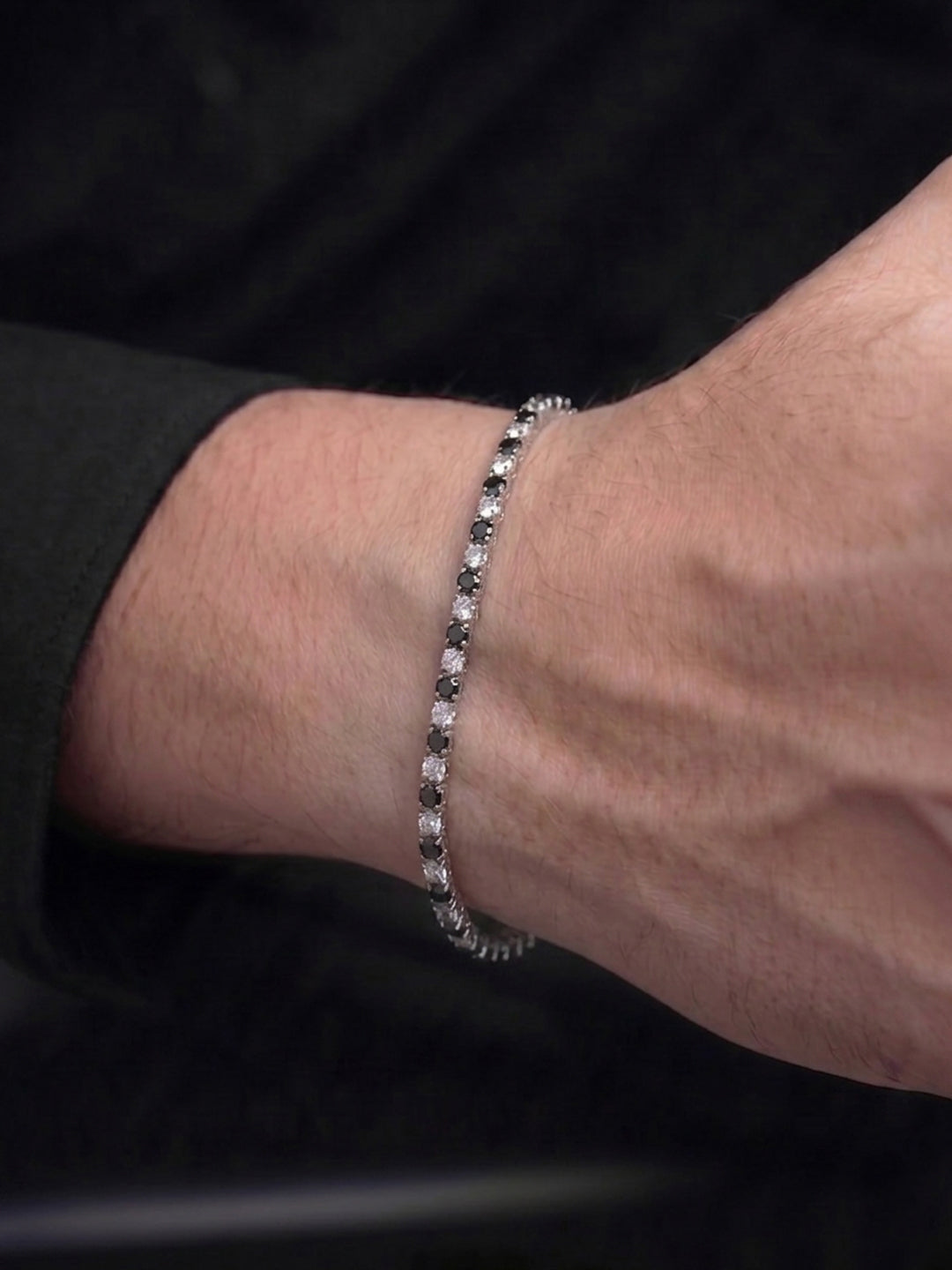Navera Diamond Tennis Men's Bracelet
