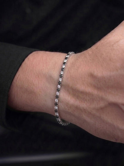 Navera Diamond Tennis Men's Bracelet