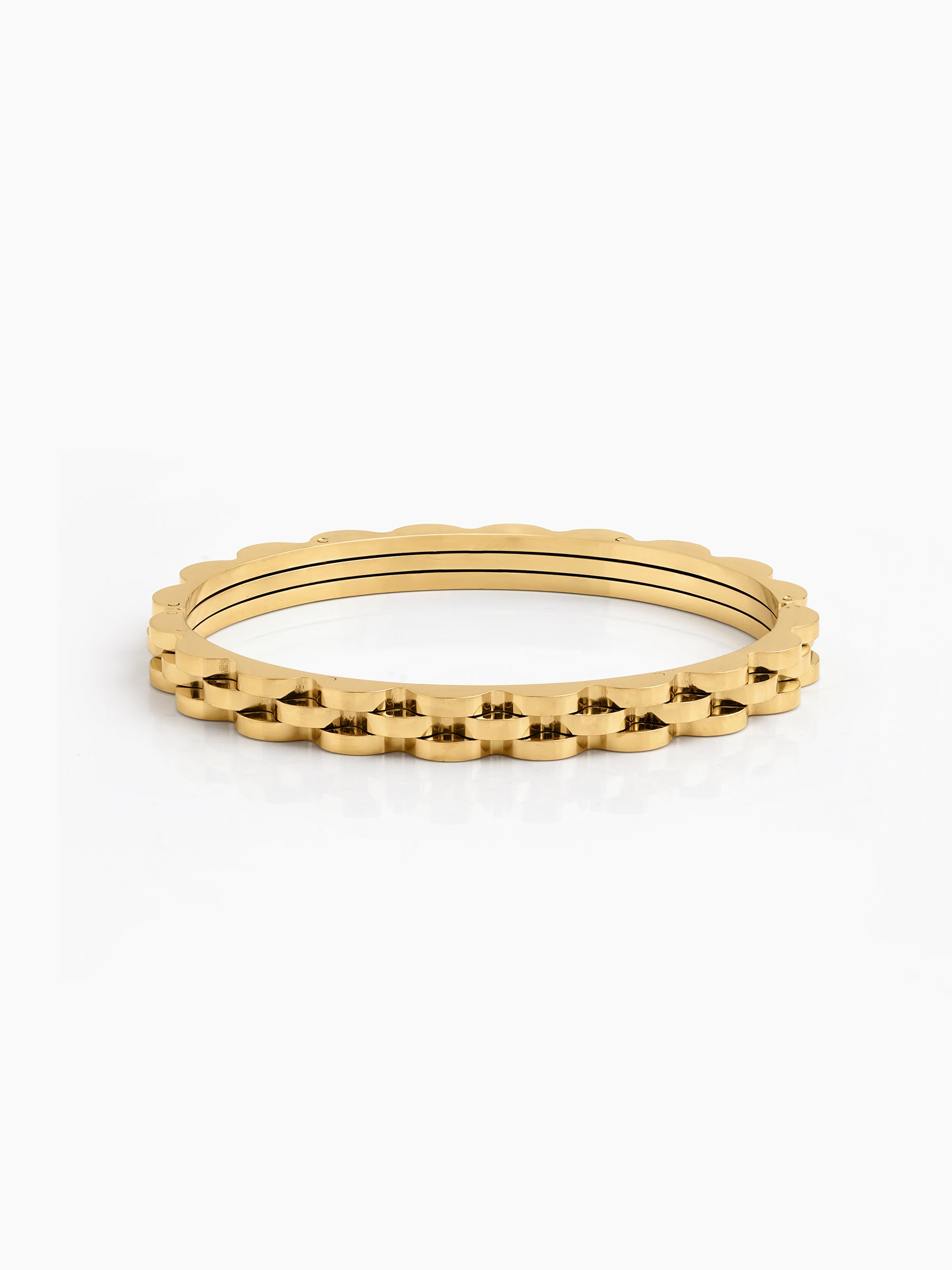Navika Link 18K Gold Plated Watch Band Bracelet