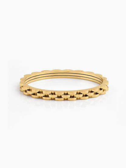 Navika Link 18K Gold Plated Watch Band Bracelet