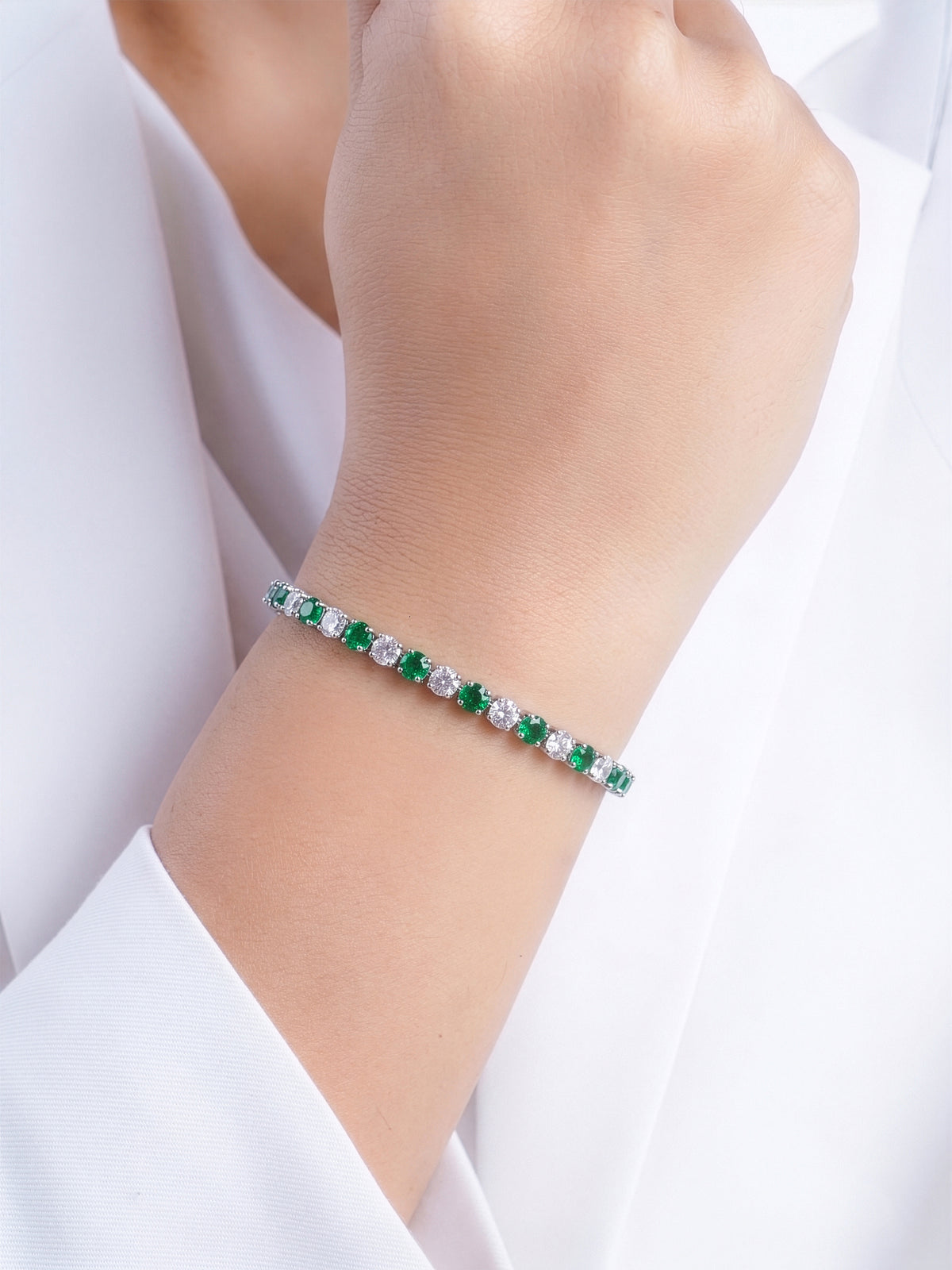 Nayelle Diamond Tennis Women's Bracelet