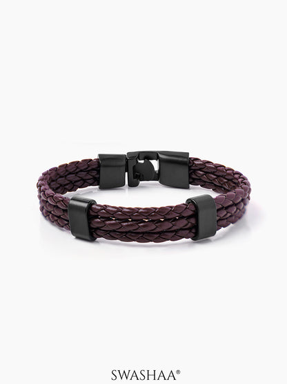 Neo Men's Leather Bracelet Brown
