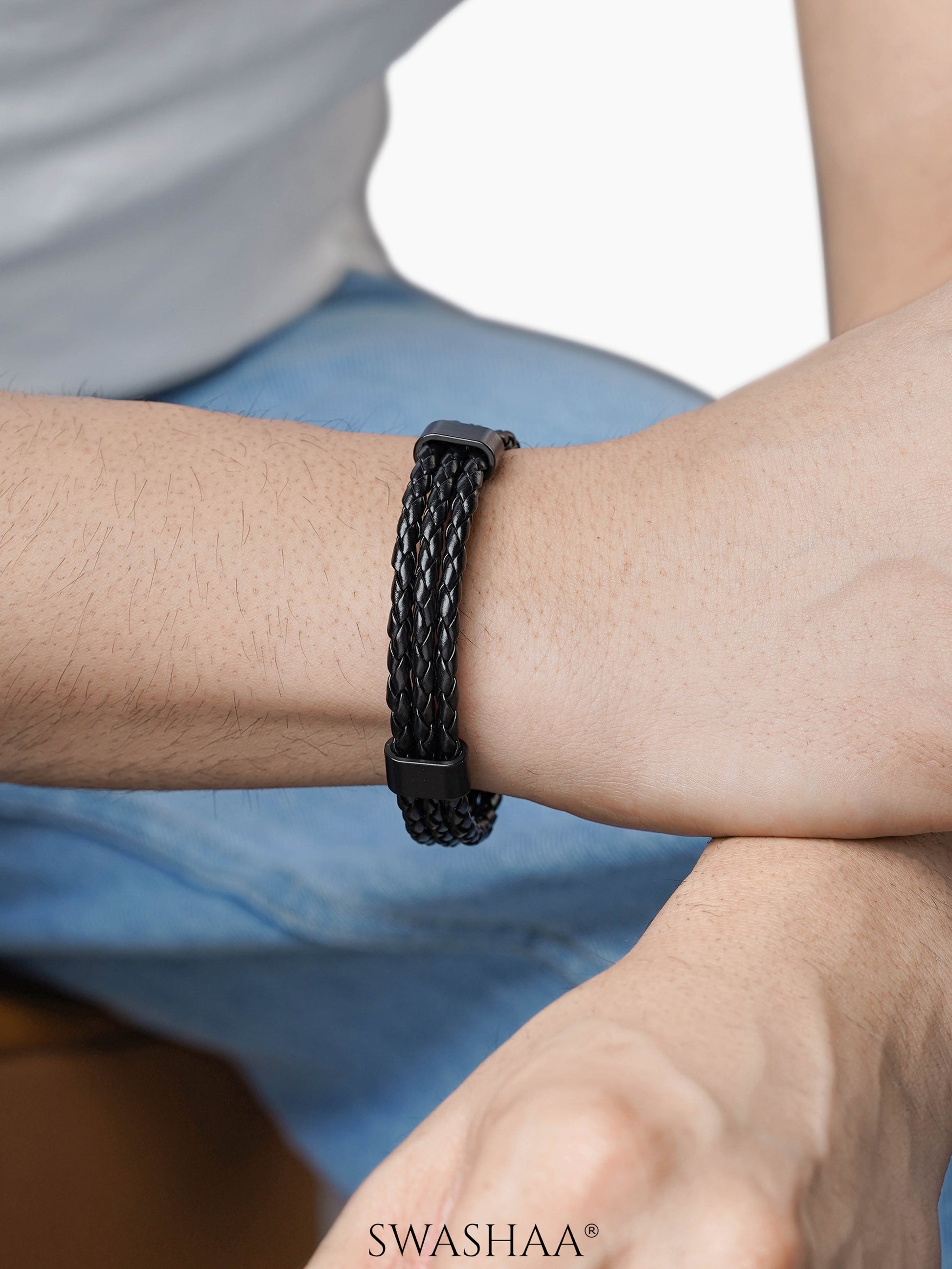 Neo Men's Leather Bracelet