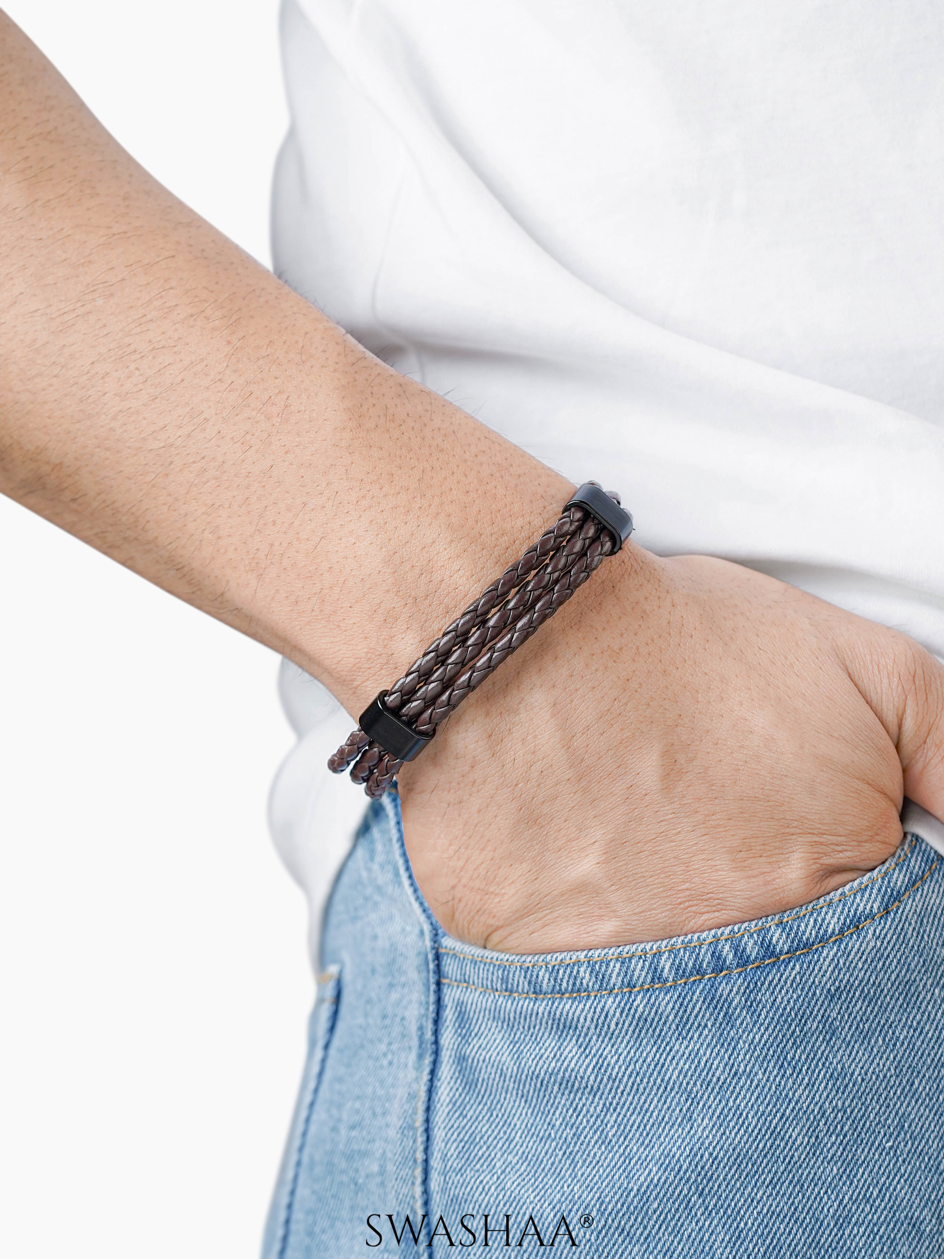 Neo Men's Leather Bracelet