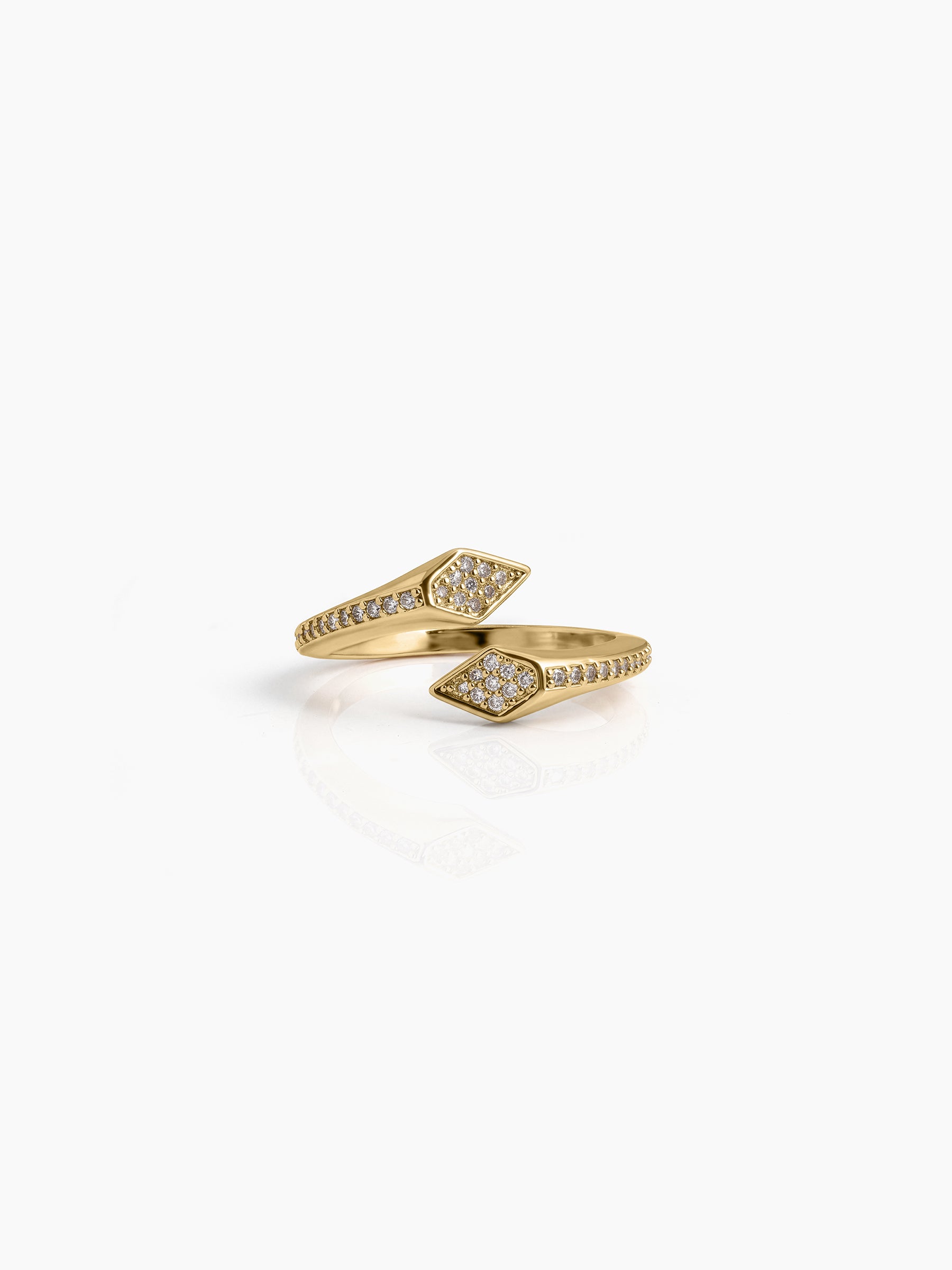 Nerella Diamond 18K Gold Plated Women's Ring