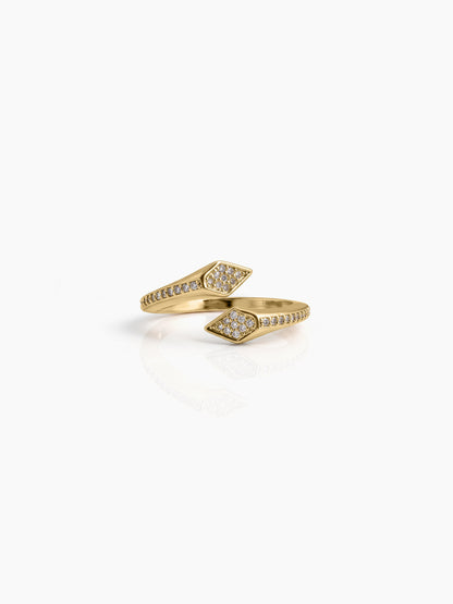 Nerella Diamond 18K Gold Plated Women's Ring
