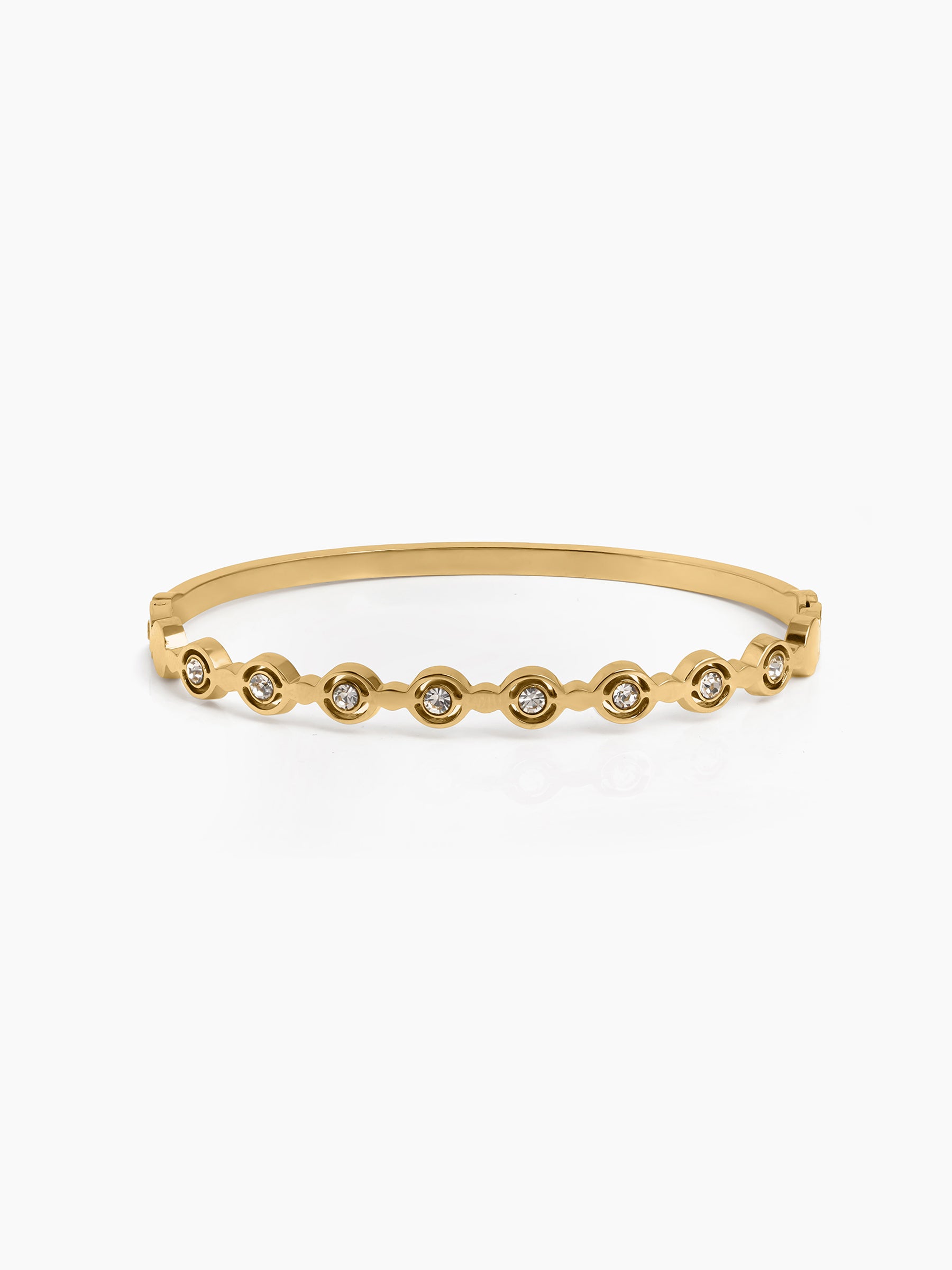 Nerina Diamond 18K Gold Plated Band Bracelet