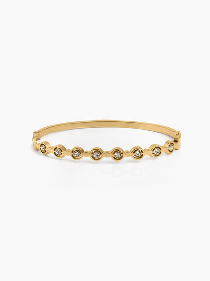 Nerina Diamond 18K Gold Plated Band Bracelet