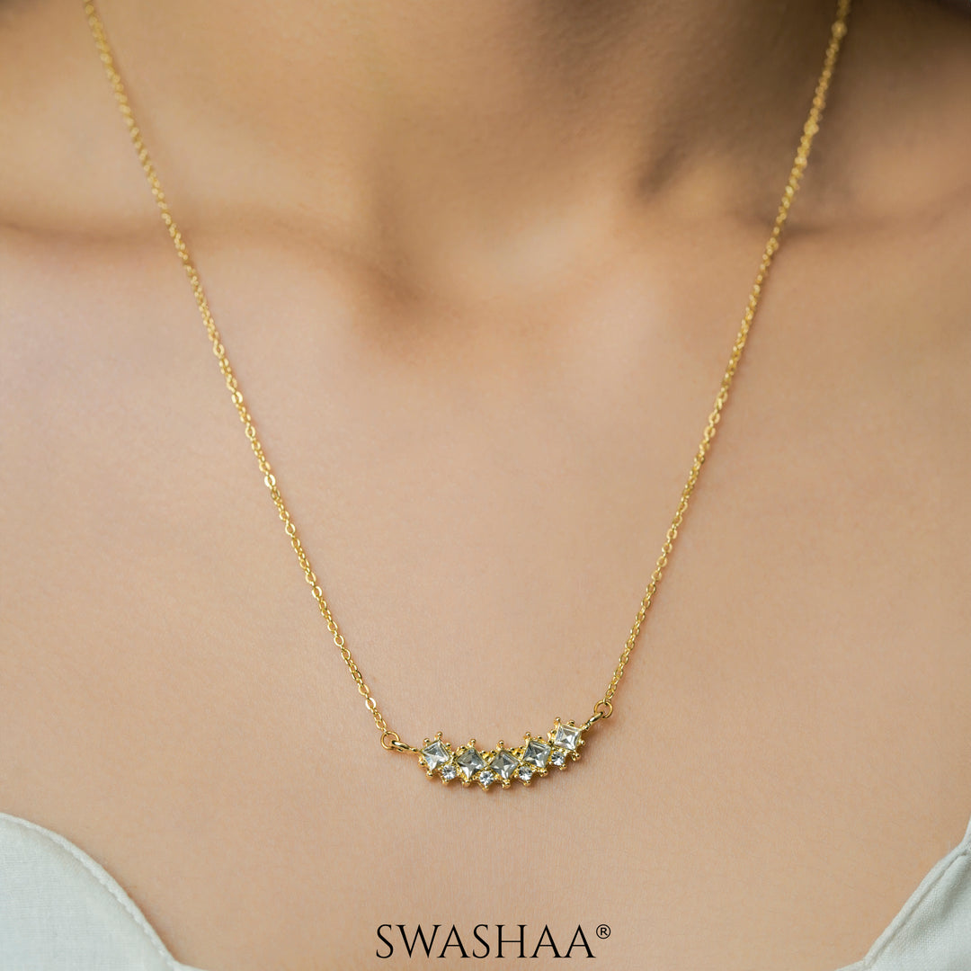 Nihaya Necklace 18K Gold Plated