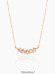 Nihaya Necklace Rosegold Plated