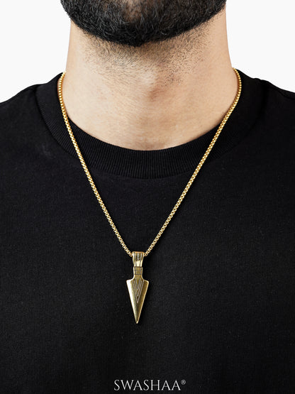 Niko 18K Gold Plated Men's Chain Pendant